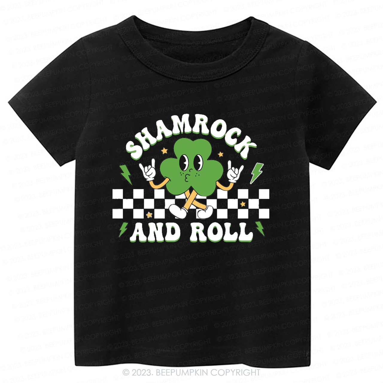 Shamrock And Roll St.Patricks Day -Toddler Tees
