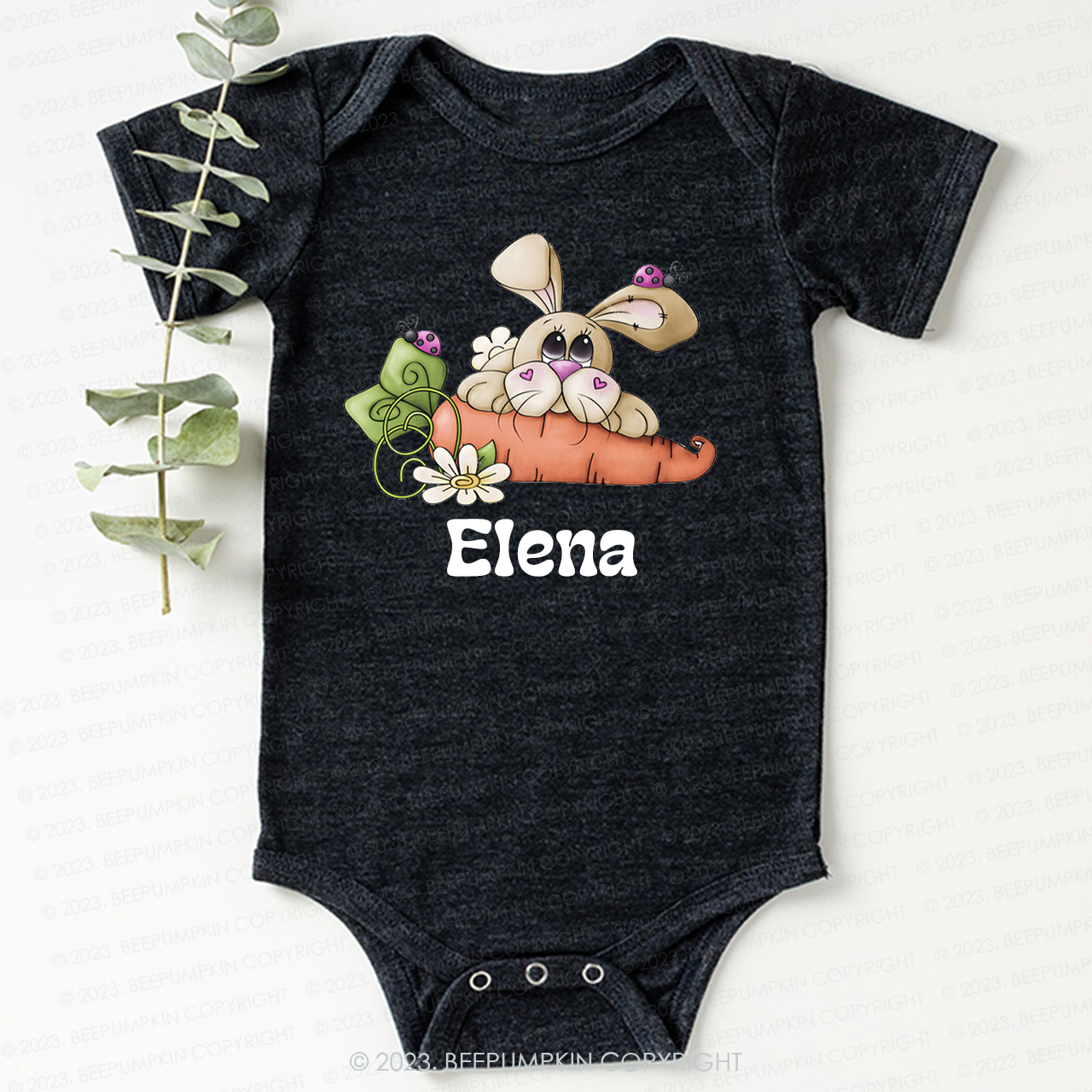Bugs And Easter Cute Bunny Bodysuit For Baby