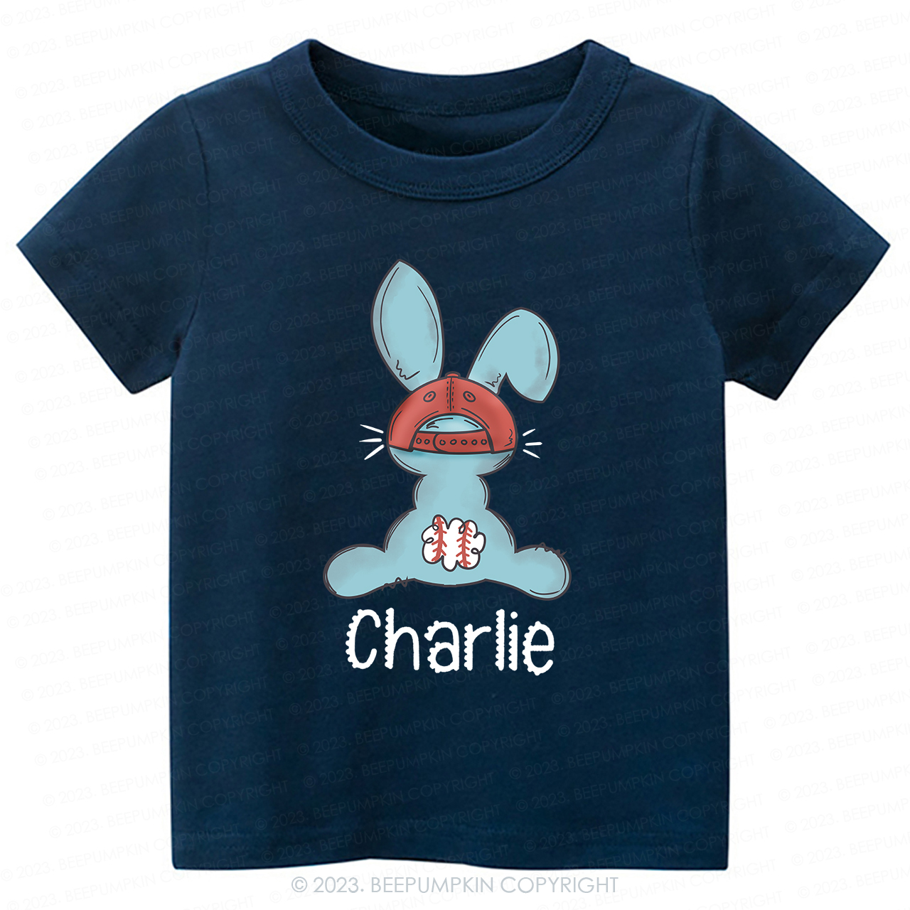 Baseball Easter Bunny-Toddler Tees