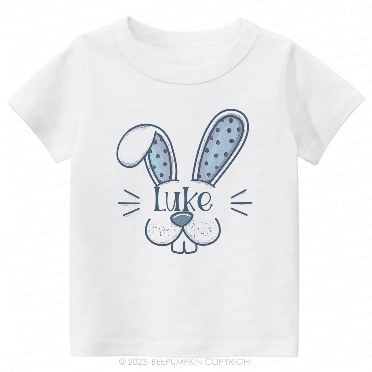 Custom Name Polka Dots Easter Boy -Toddler Tees