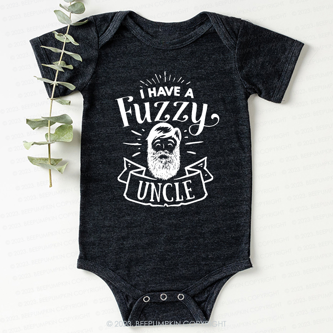 I Have a Fuzzy Uncle Bodysuit For Baby