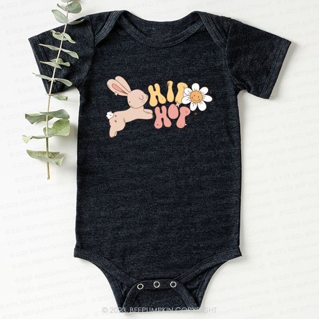 Groovy Easter Hip Hop Bunny Bodysuit For Baby