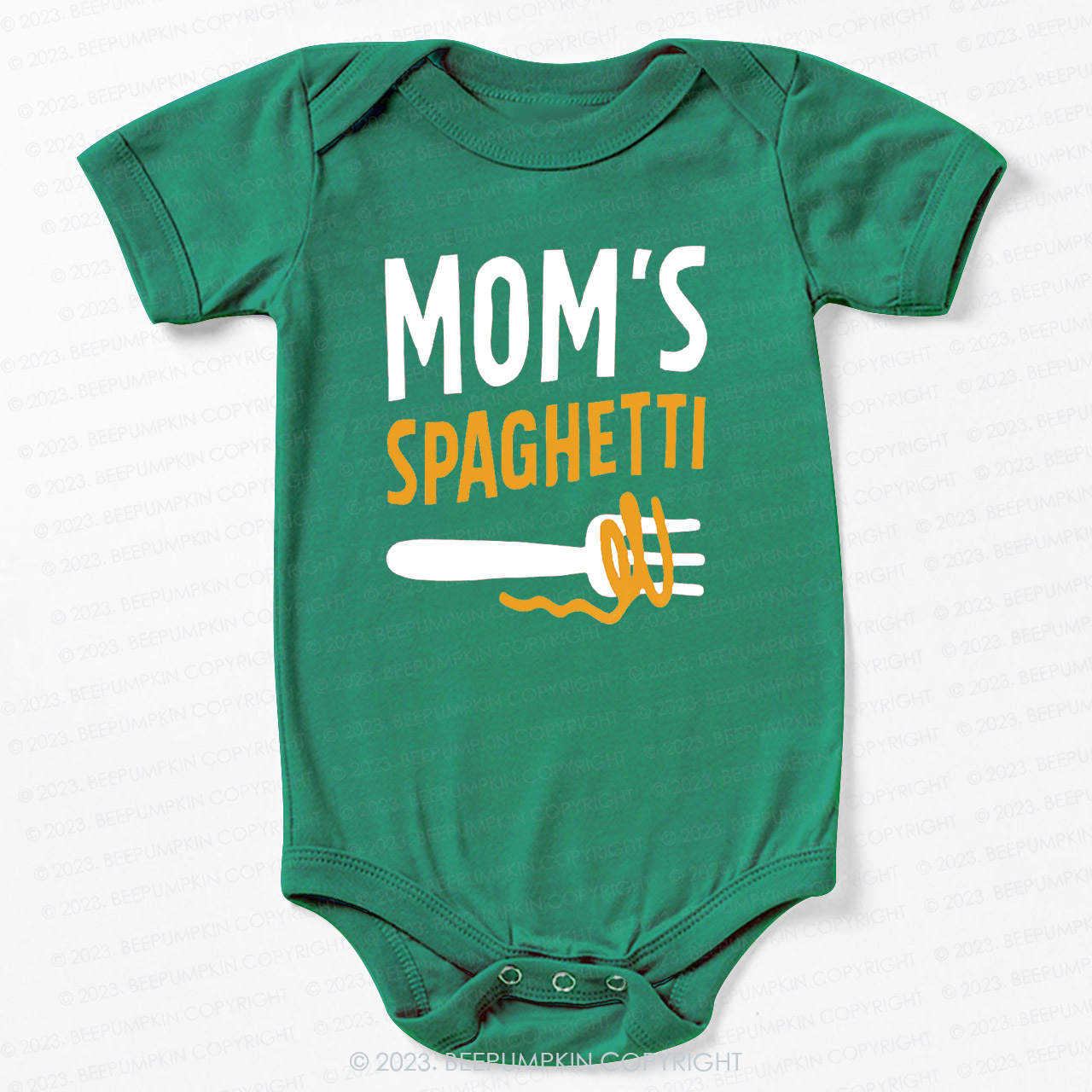Mom's Spaghetti Bodysuit For Baby
