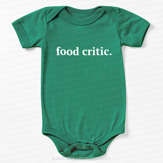Food Critic Bodysuit For Baby