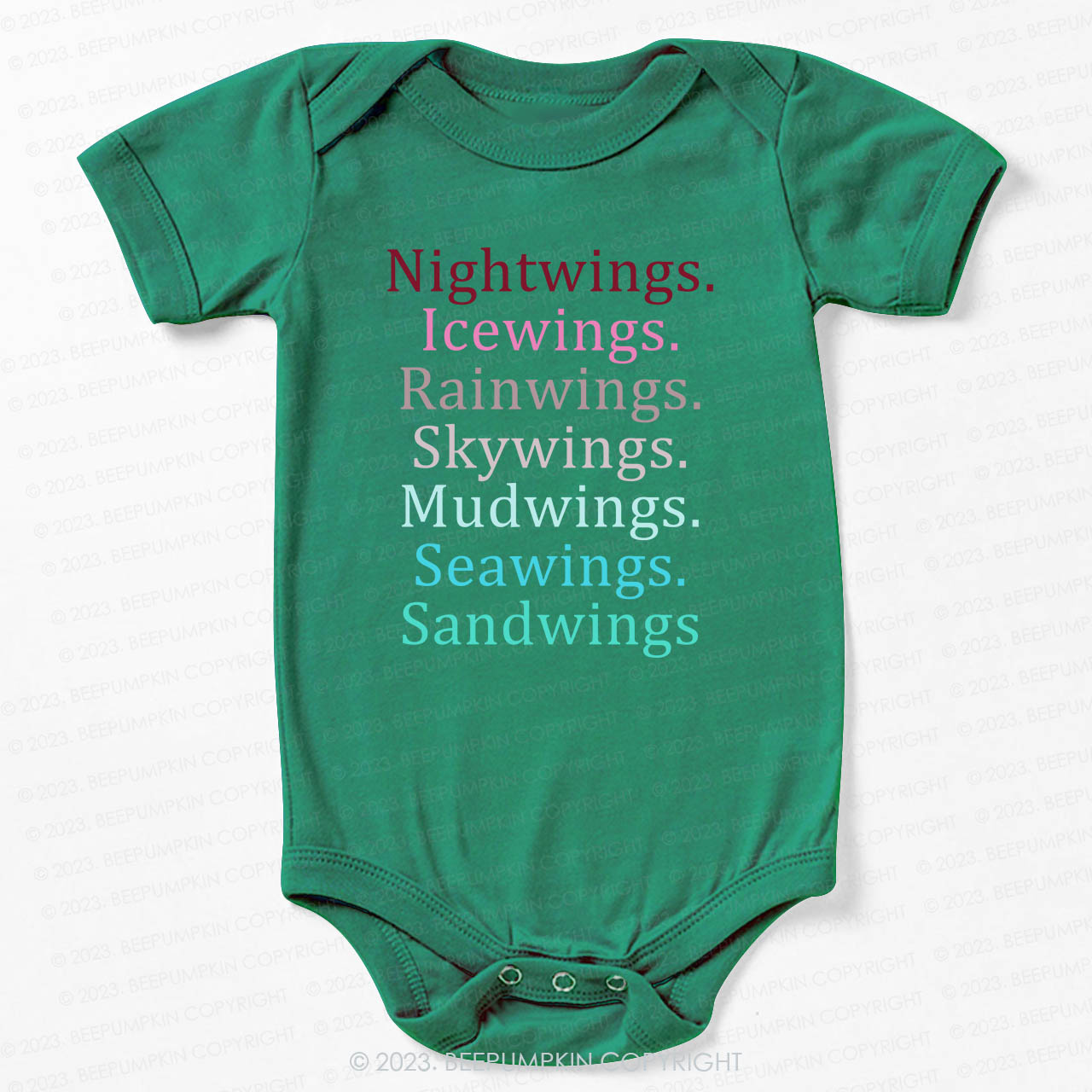 Wings Fan Dragon Books Lover Bodysuit For Baby