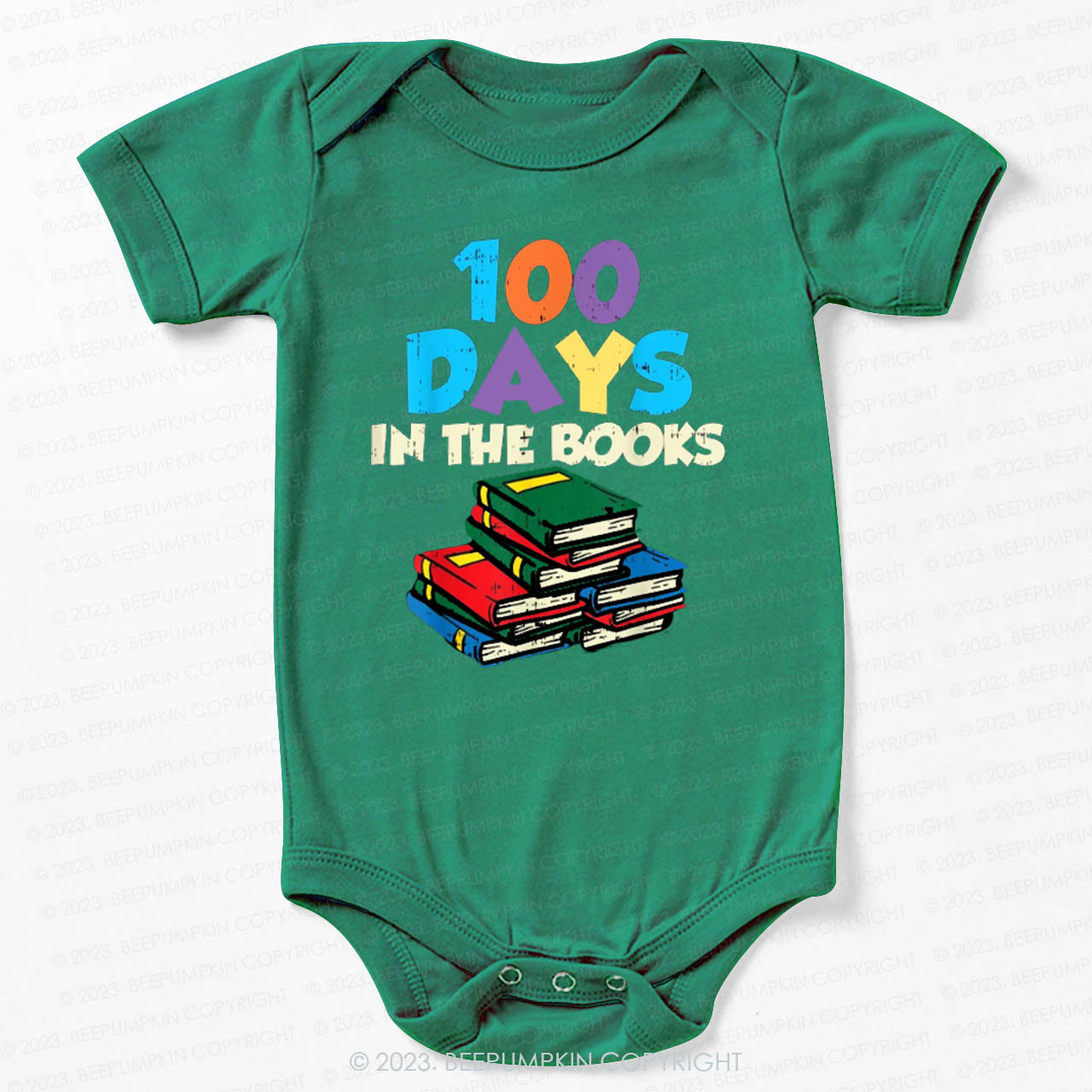 100 Days In The Books Bodysuit For Baby