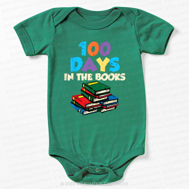 100 Days In The Books Bodysuit For Baby