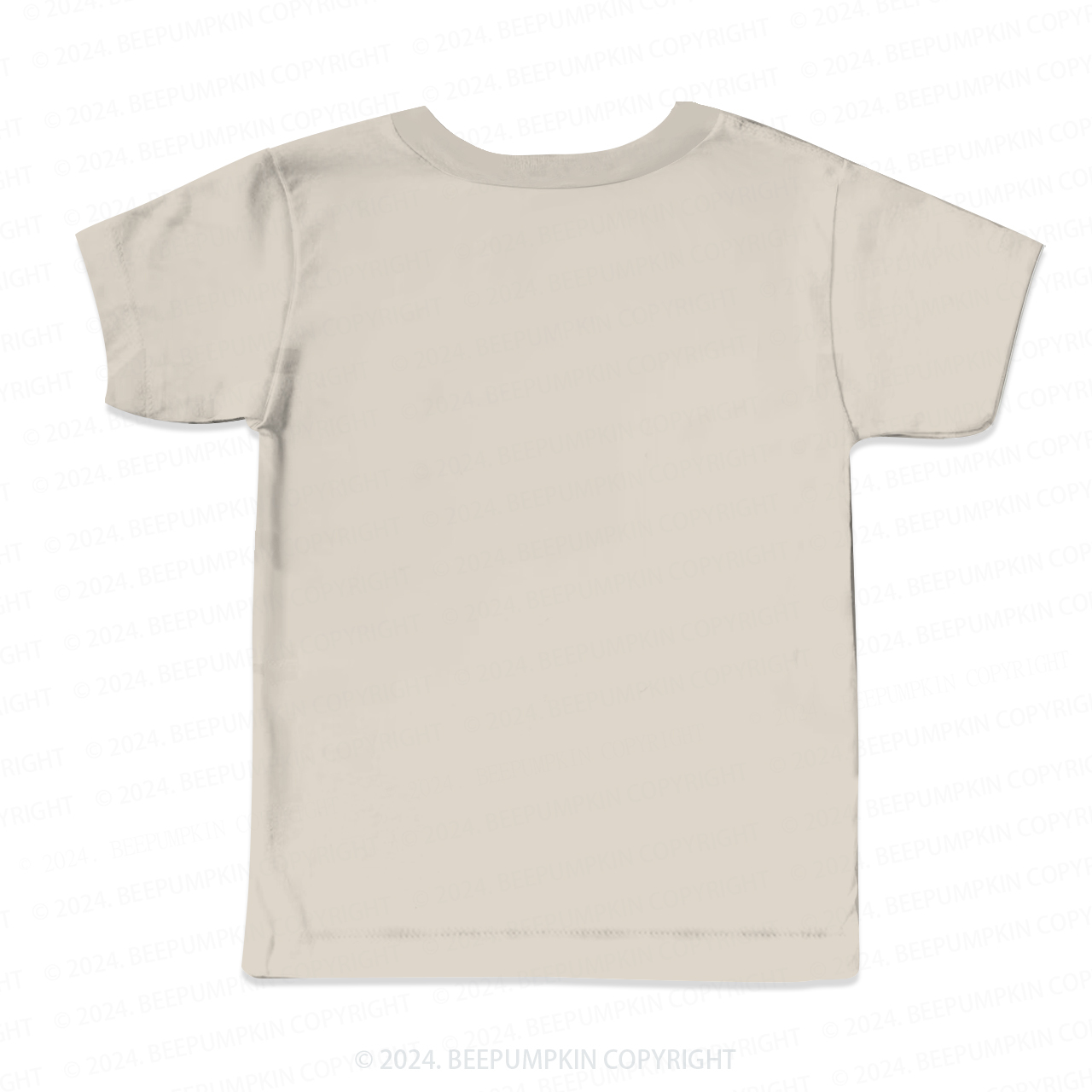 Light Gray Solid Color All Over Print Kids Tees