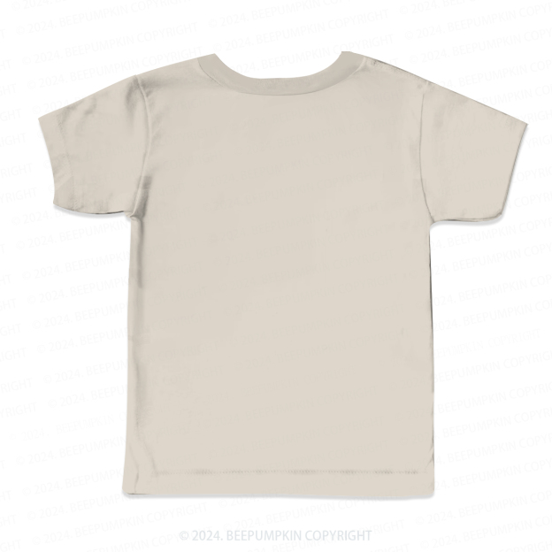 Light Gray Solid Color All Over Print Kids Tees