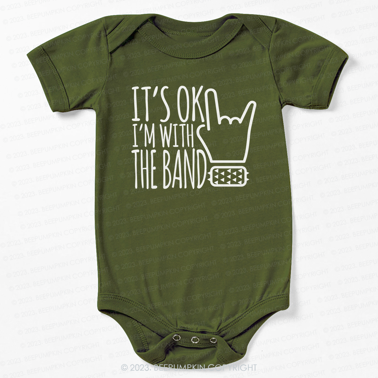 I'm With The Band Bodysuit For Baby