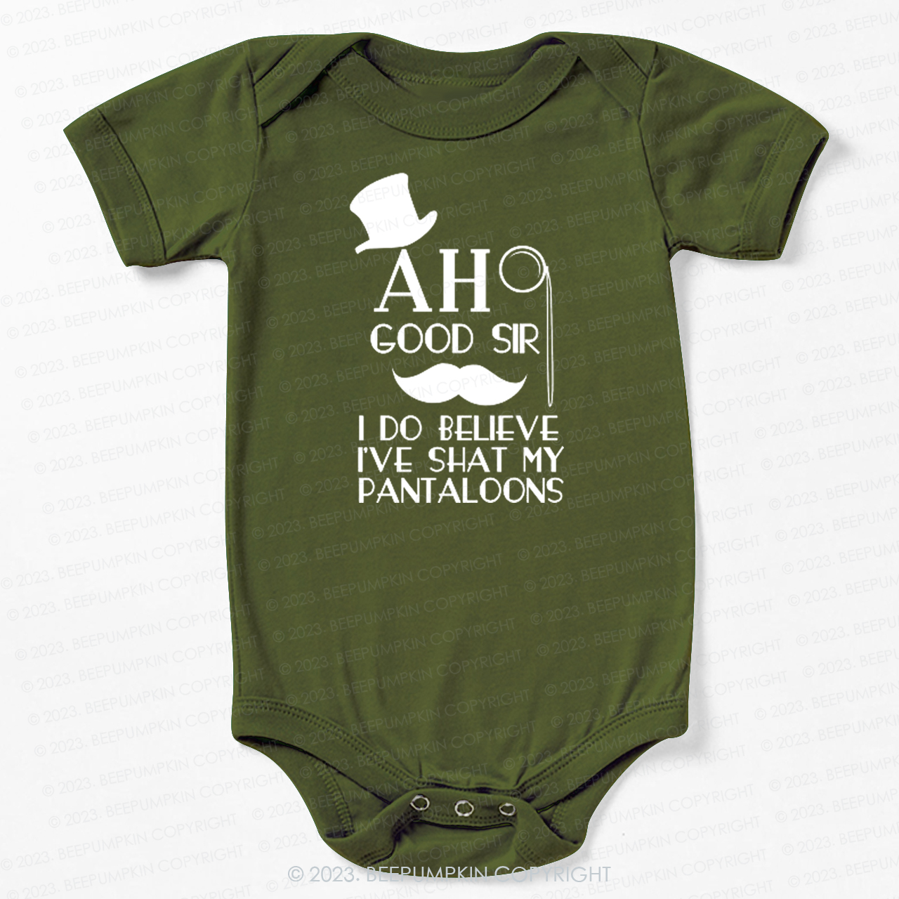 Ah Good Sir I've Shat My Pantaloons Bodysuit For Baby