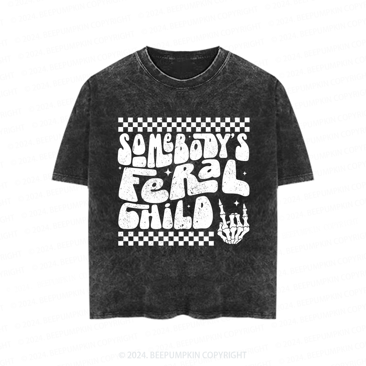 Somebody's Feral Child Toddler&Kids Washed Tees    