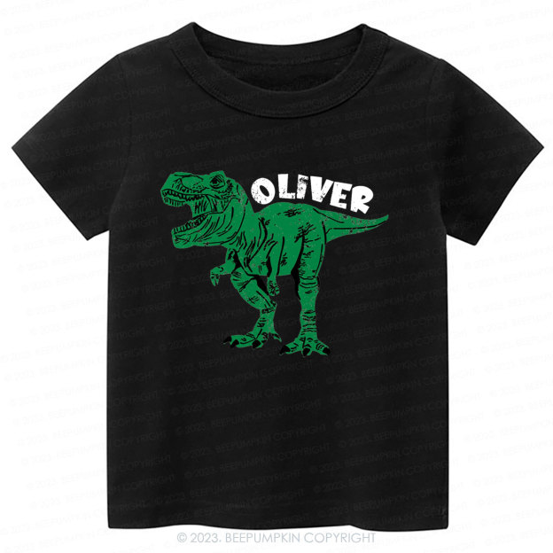 Personalized Dinosaur Kids Shirt