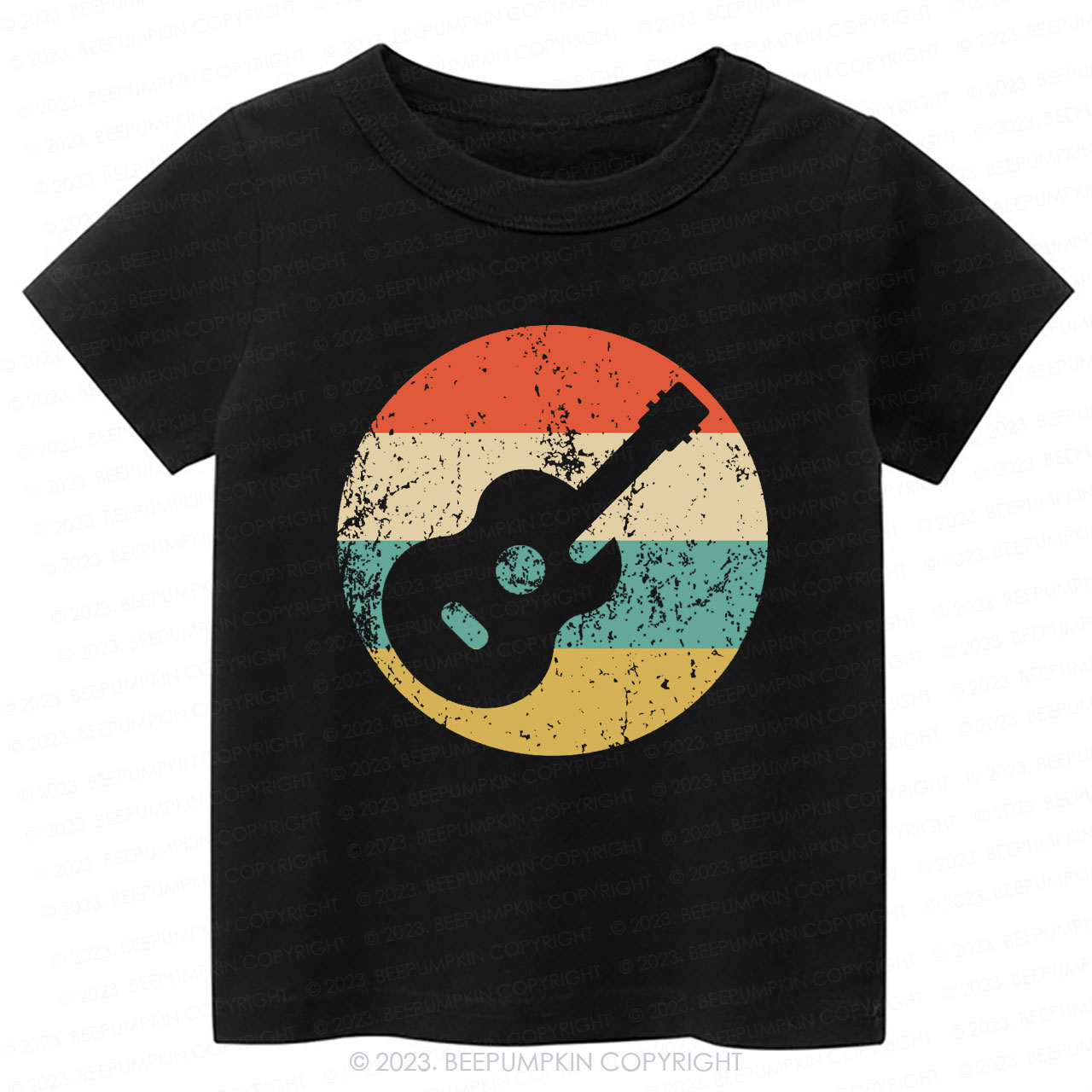  Retro Guitar Icon Kids Shirt