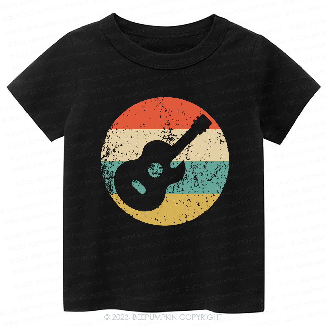  Retro Guitar Icon Kids Shirt