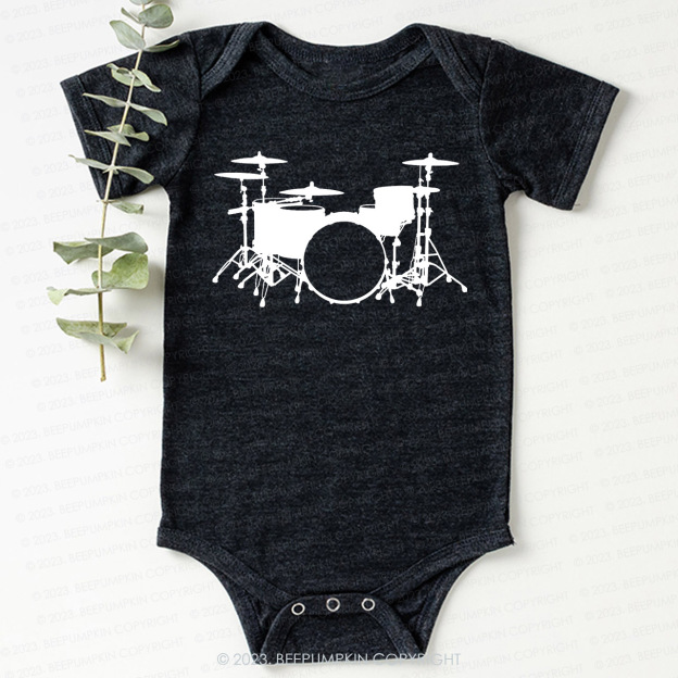 Drumset Music Bodysuit For Baby