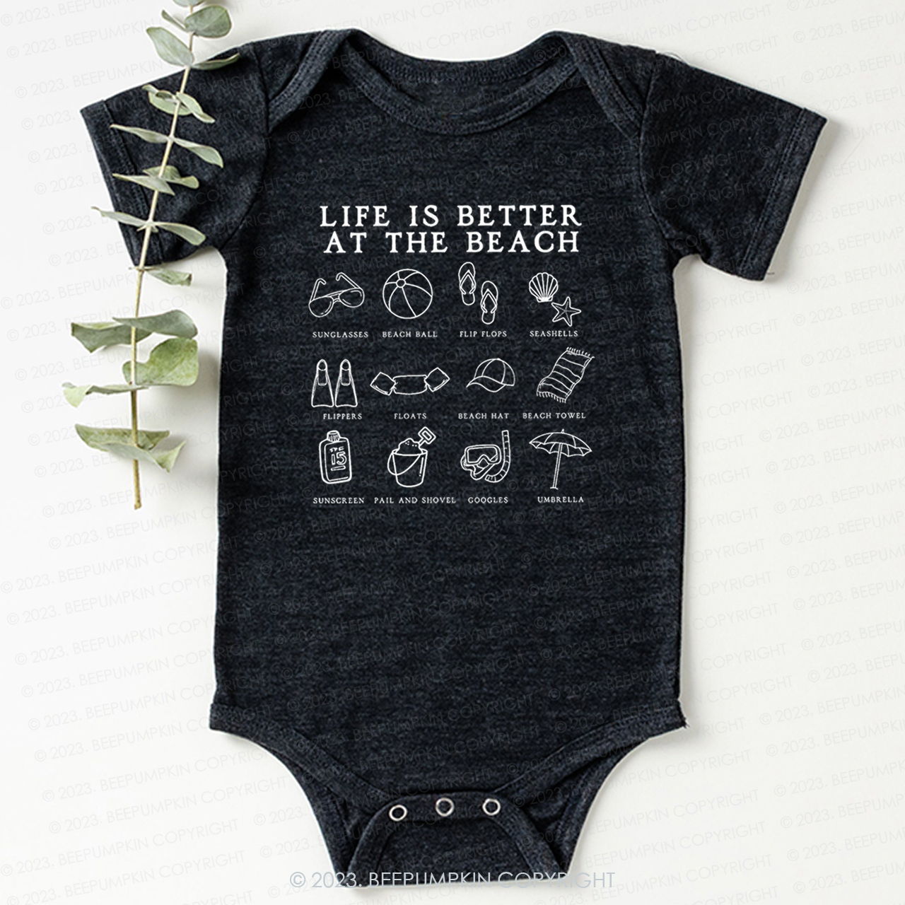 Life Is Better At The Beach Bodysuit For Baby