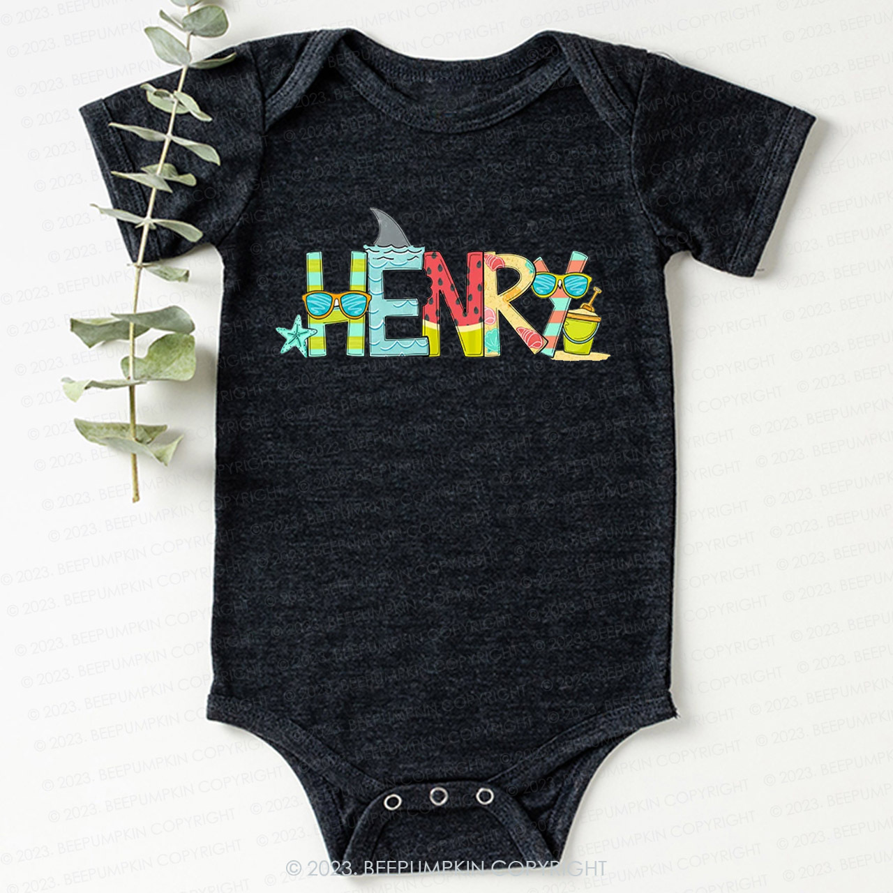 Personalized Summer Bodysuit For Baby
