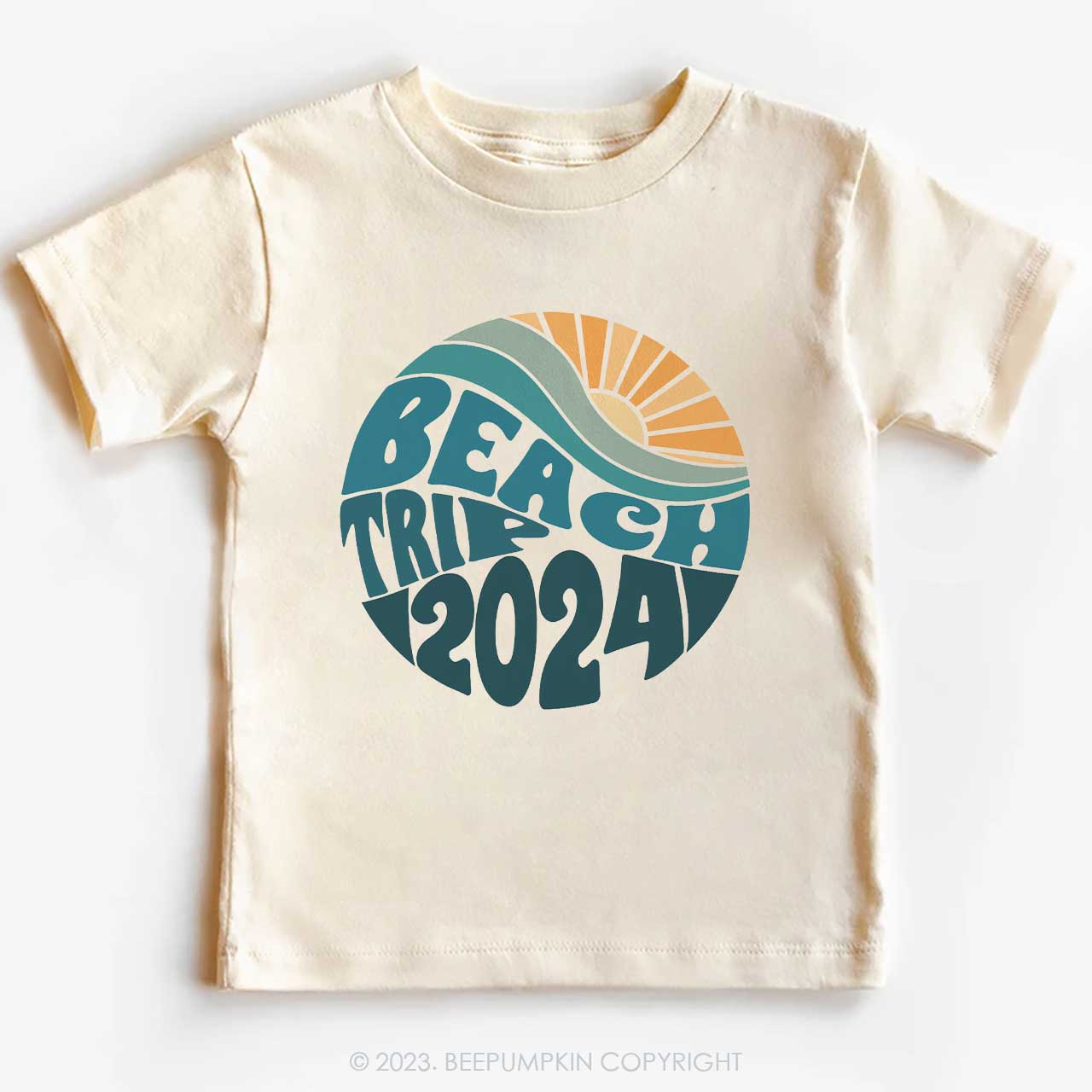 Beach Trip 2024 Tree Kids Shirt