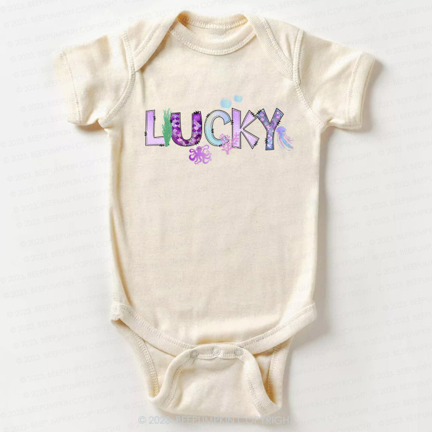 Ocean Mermaid Bodysuit For Baby