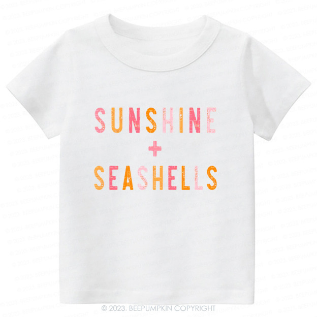 Sunshine And Seashells Kids Shirt