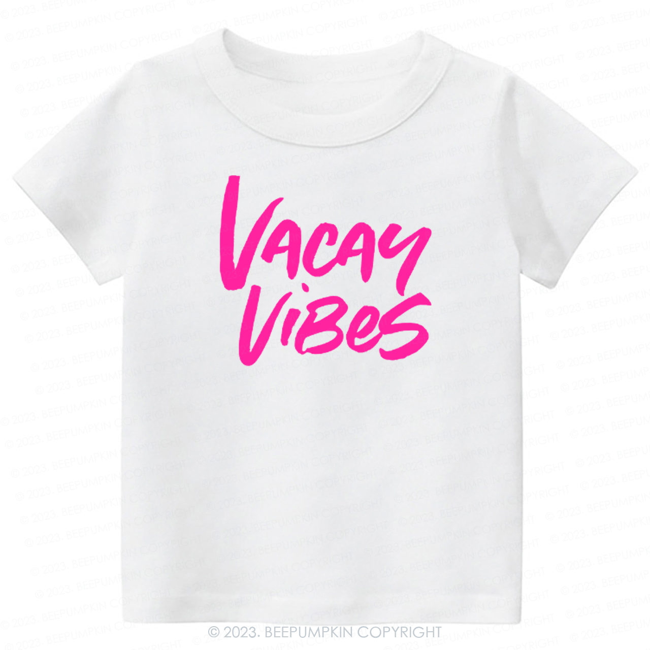 Vacay Vibes Neon Kids Shirt