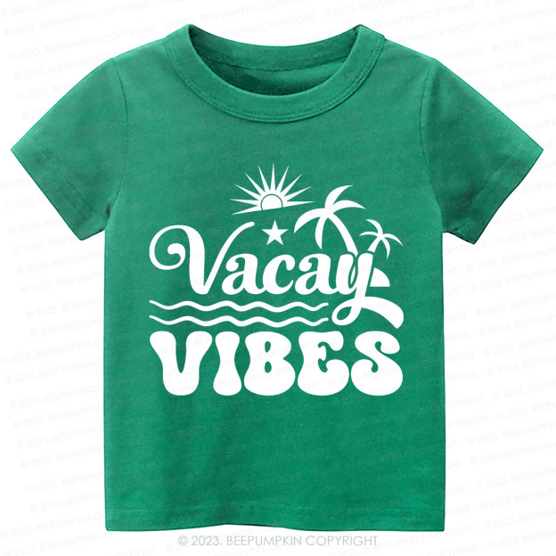 Summer Vacation Vacay Vibes Kids Shirt