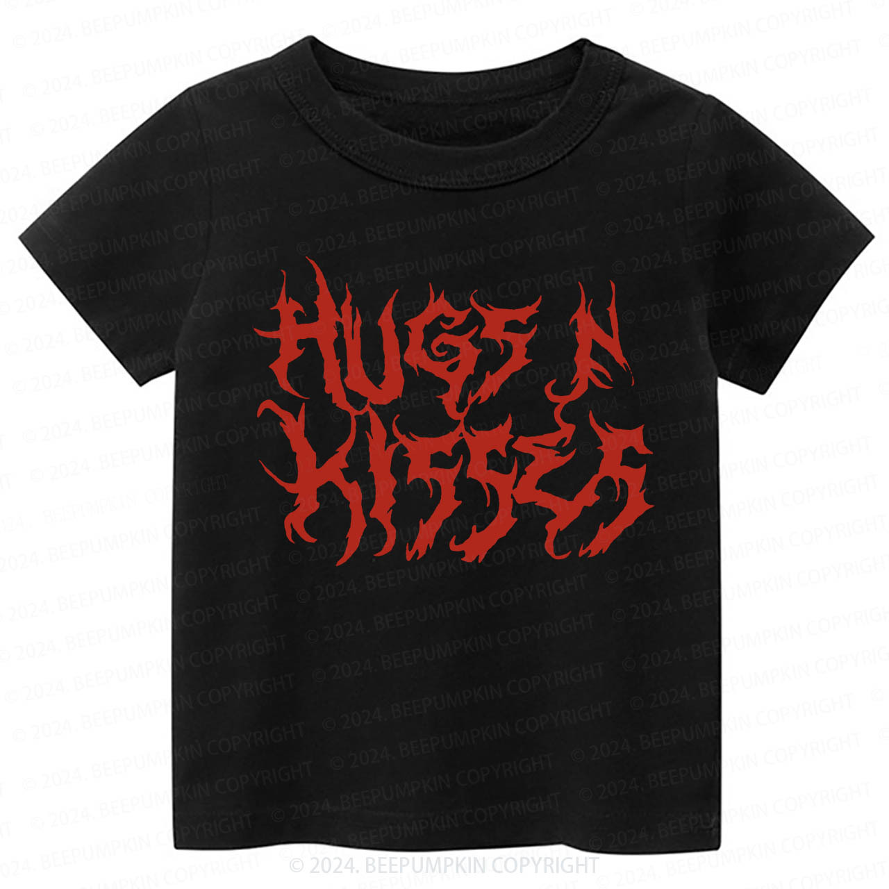 Hugs N Kisses Heavy Metal Toddler&Kids Tees 8