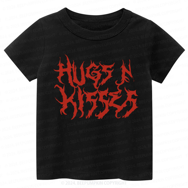 Hugs N Kisses Heavy Metal Toddler&Kids Tees 8