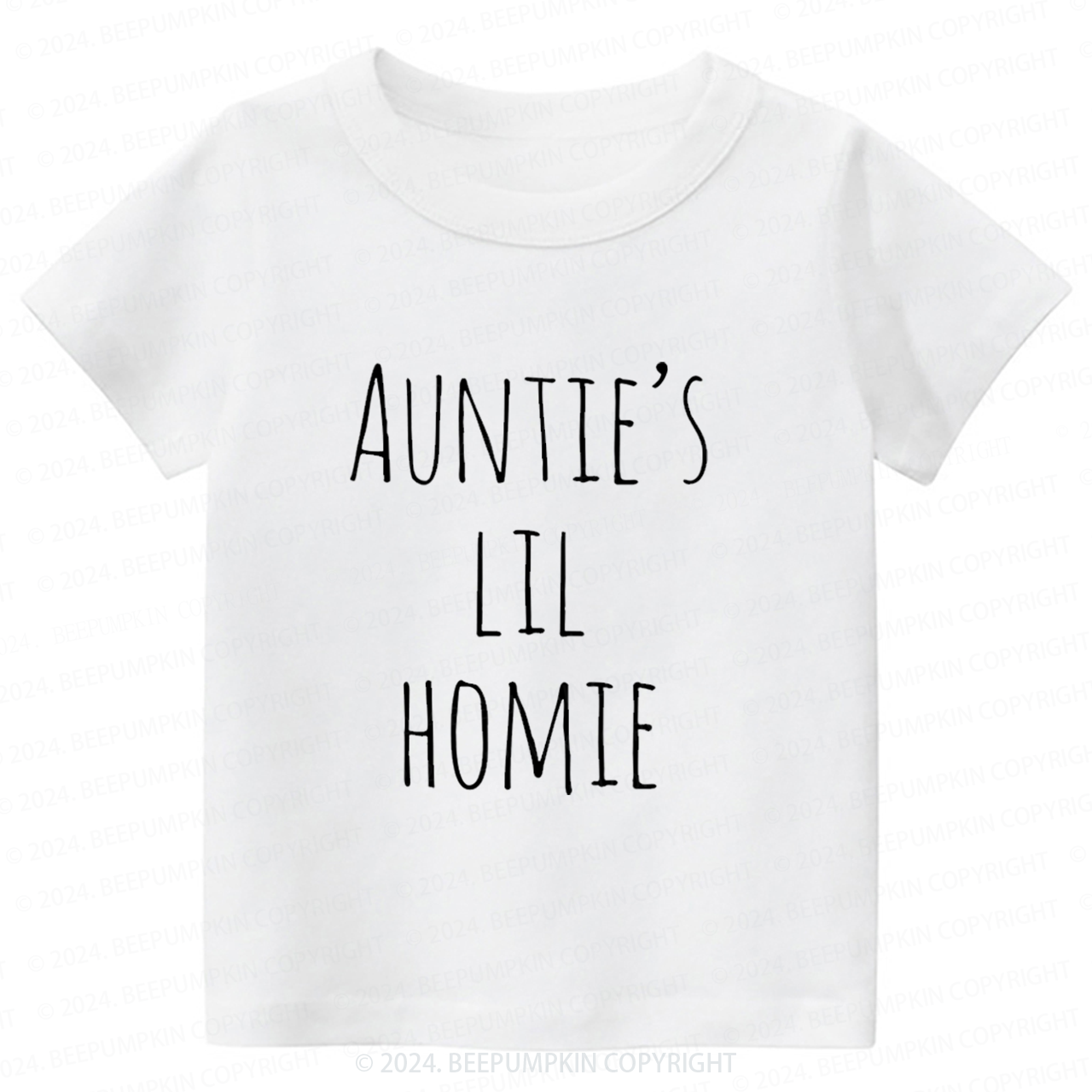 Auntie's Lil' Homie Toddler&Kids Tees 7