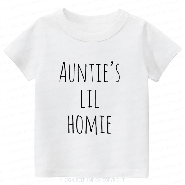 Auntie's Lil' Homie Toddler&Kids Tees 7