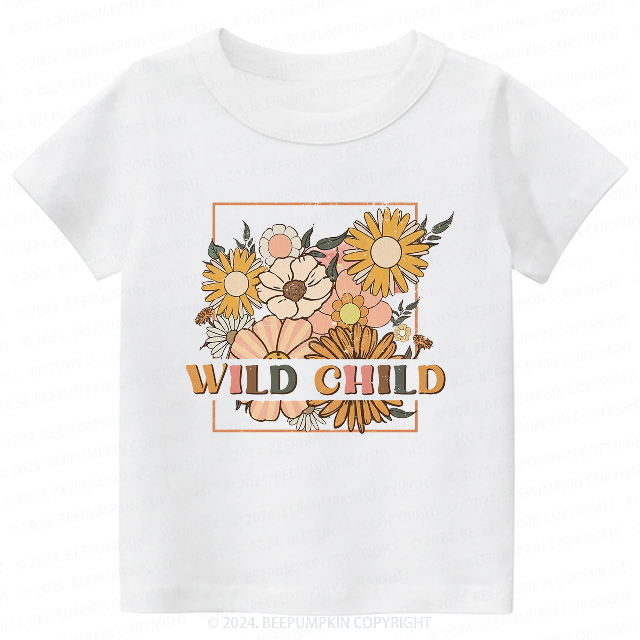 Retro Wild Child Toddler&Kids Tees 