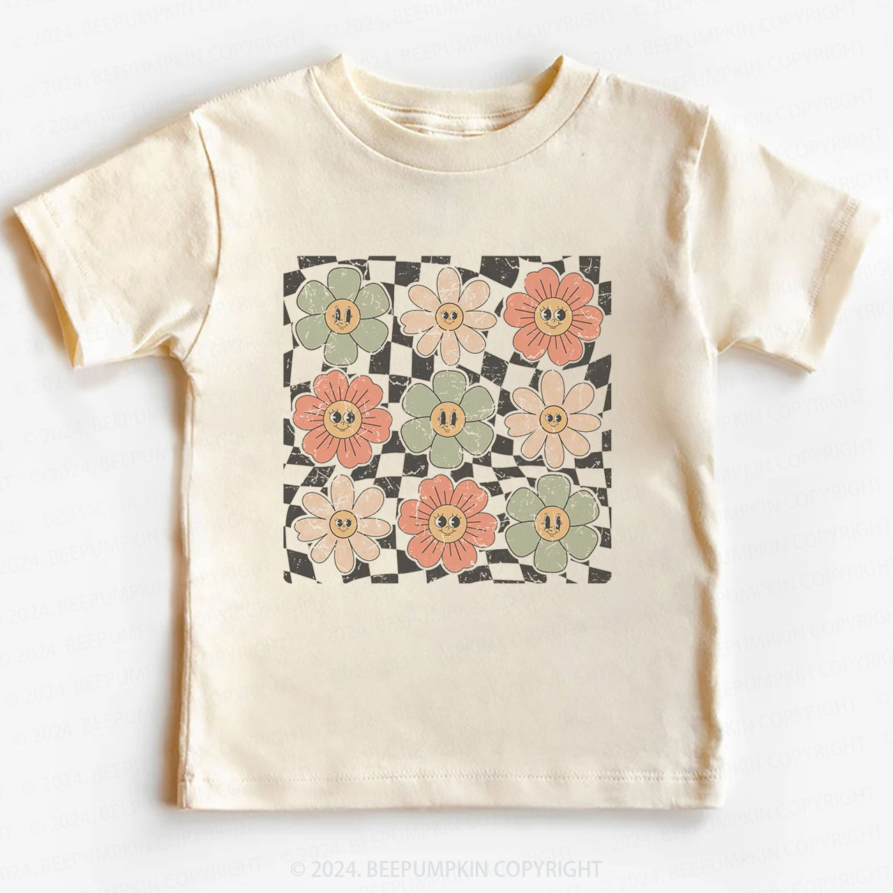 Retro Natural Toddler&Kids Tees 