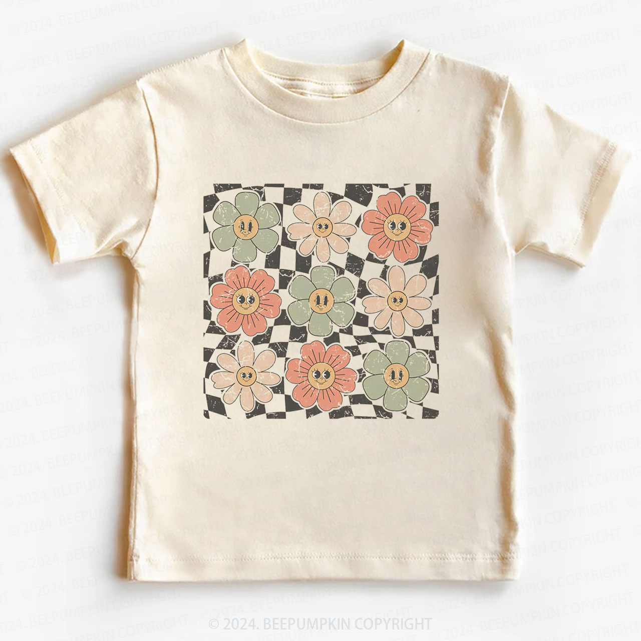 Retro Natural Toddler&Kids Tees 