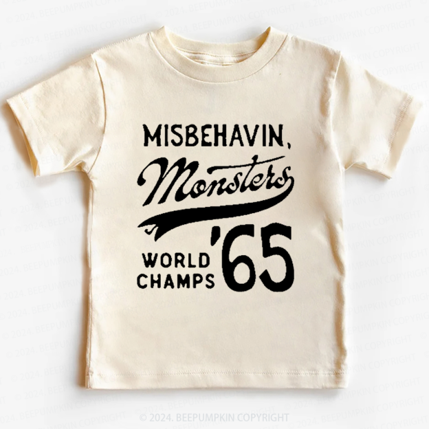 Misbehavin' Monsters Toddler&Kids Tees