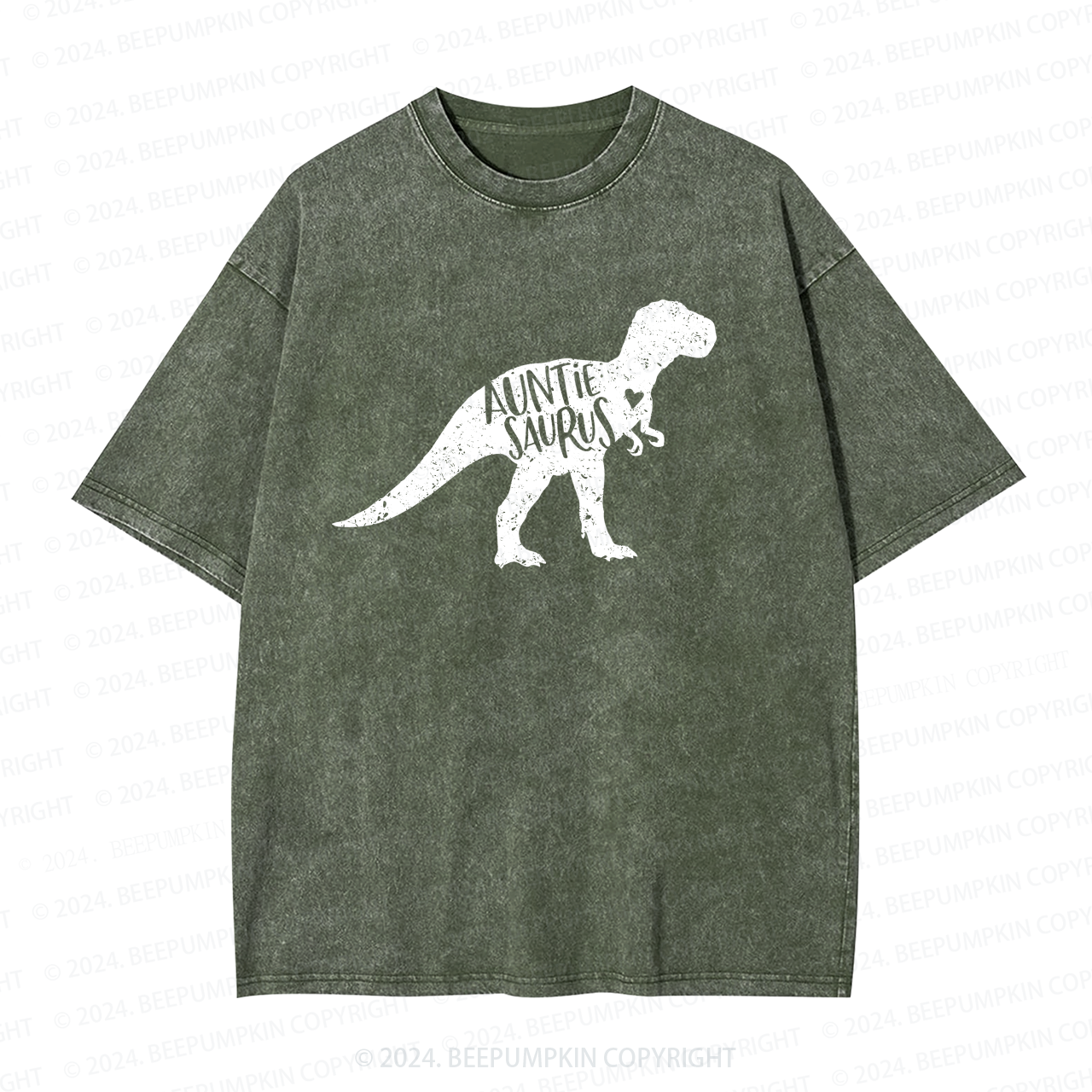 AuntieSaurus Aunt Washed Tees