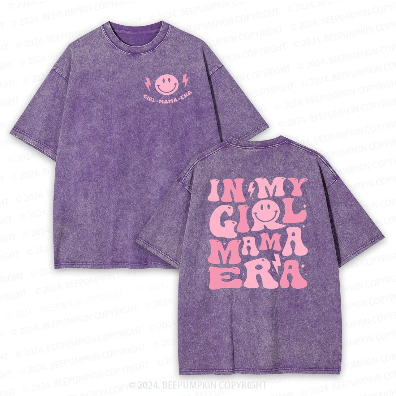 In My Girl Mama Era Mama Washed T-Shirts 