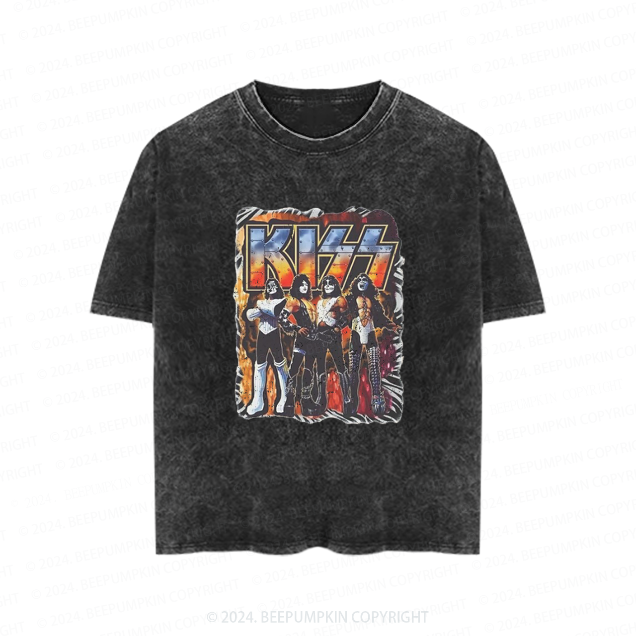 Cool Rock n Roll Band Toddler&Kids Washed Tees          