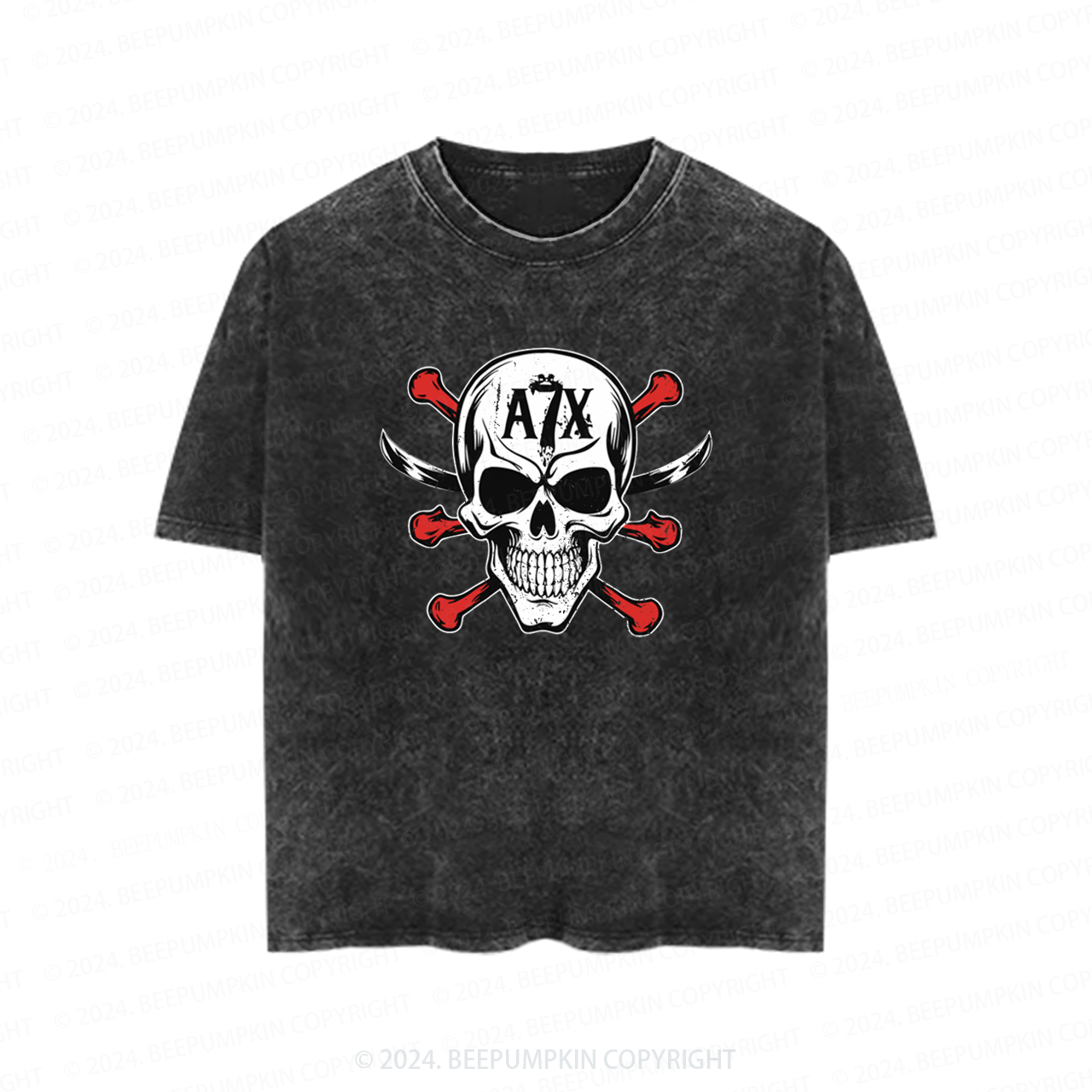 Metal Head Heavy Metal Toddler&Kids Washed Tees