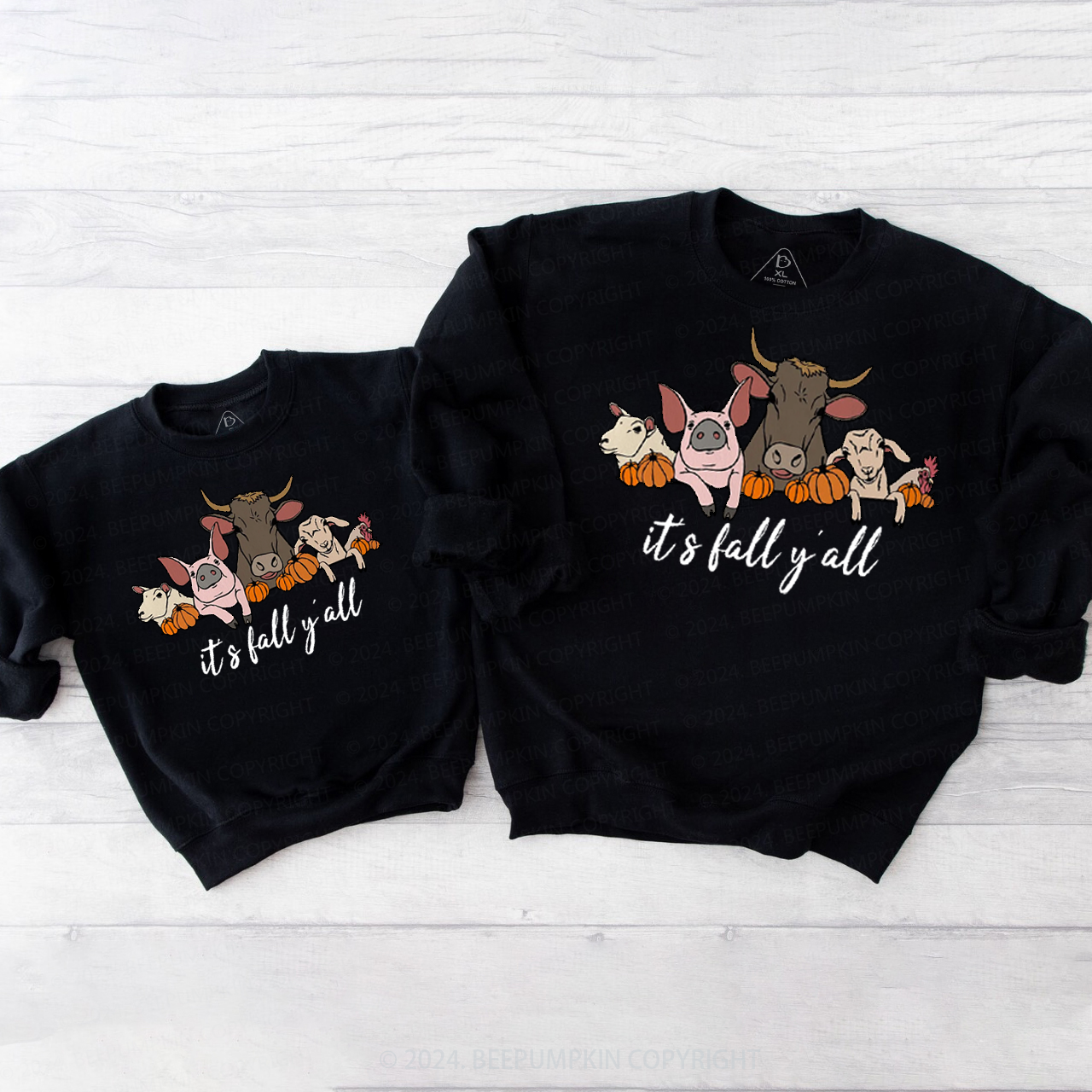 It's Fall Y'all Family Matching Sweatshirt