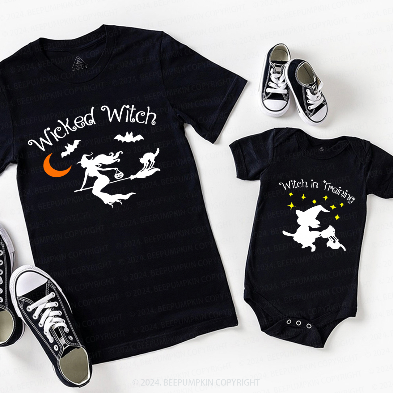 Halloween Wicked Mom&Me Matching Shirt