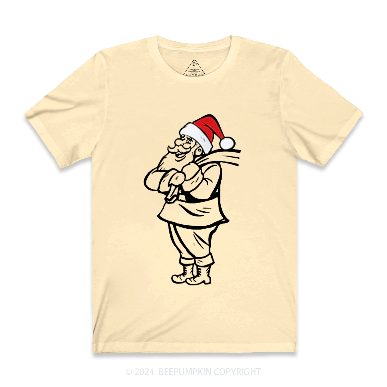 Santa Baby Couple Christmas Pregnancy T-Shirts Beepumpkin