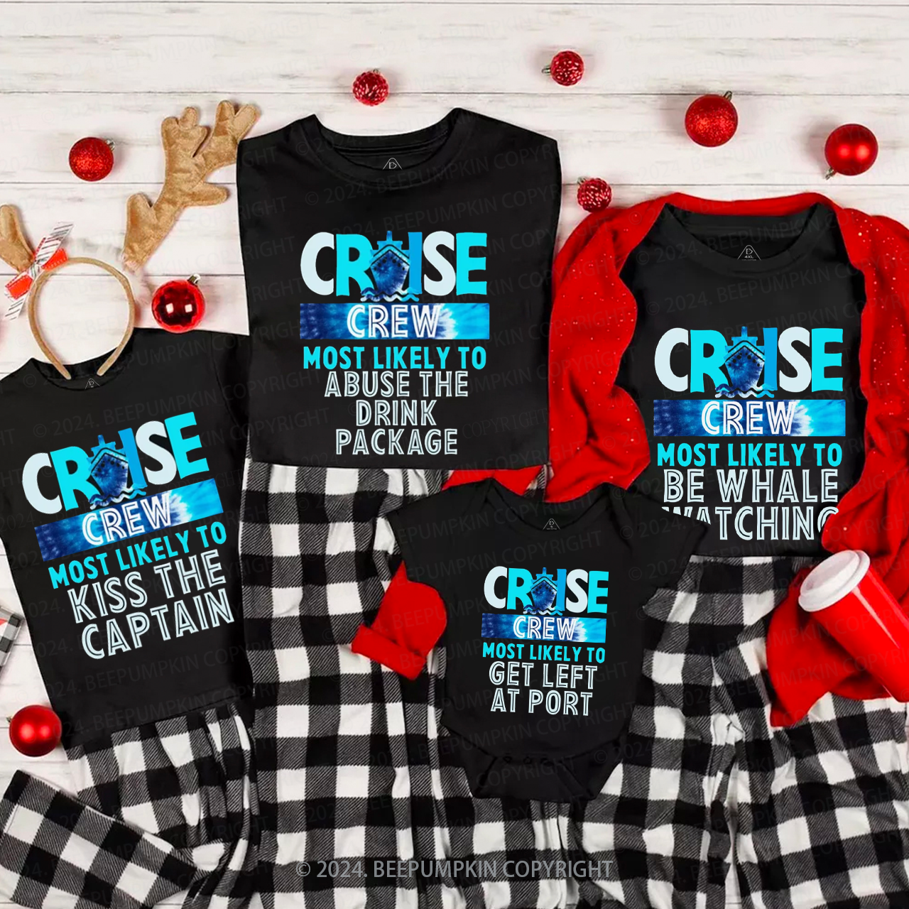 Most Likely To Matching Cruise Squad Family Matching T-Shirts 