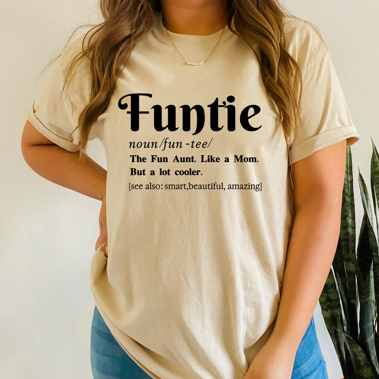 The Fun Aunt- Like a Mom Tees