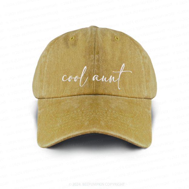 Cool Aunt Embroidered Baseball Cap