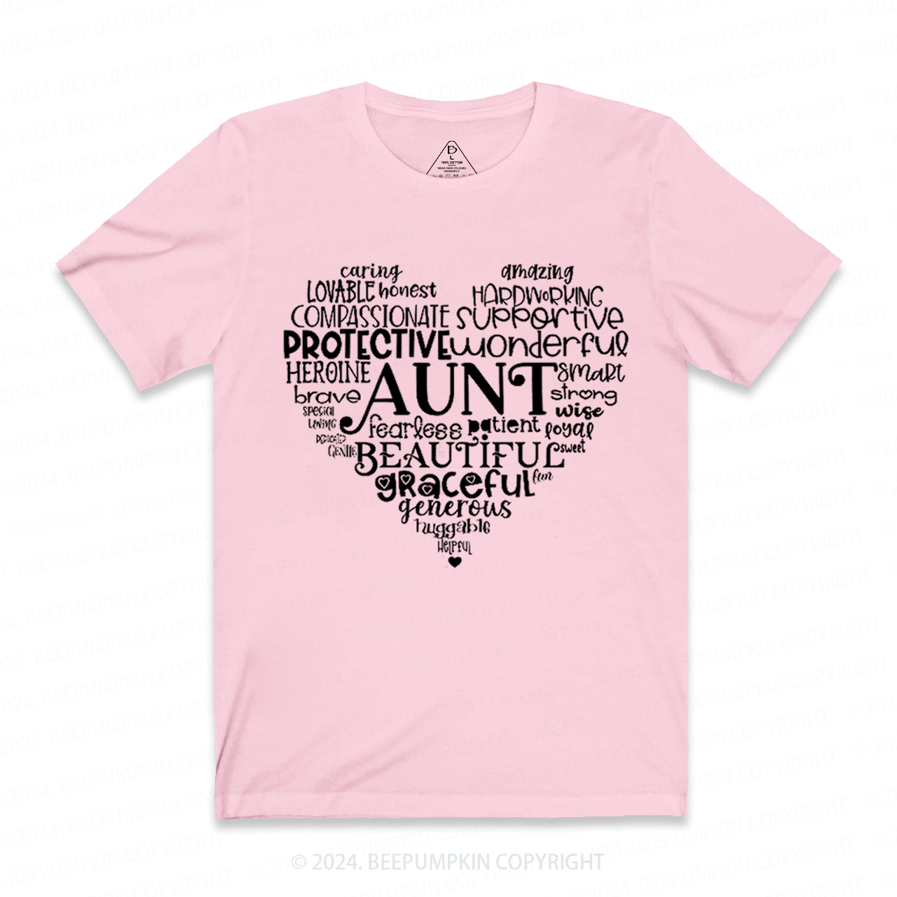 Aunt Heart Best Auntie T-Shirts 
