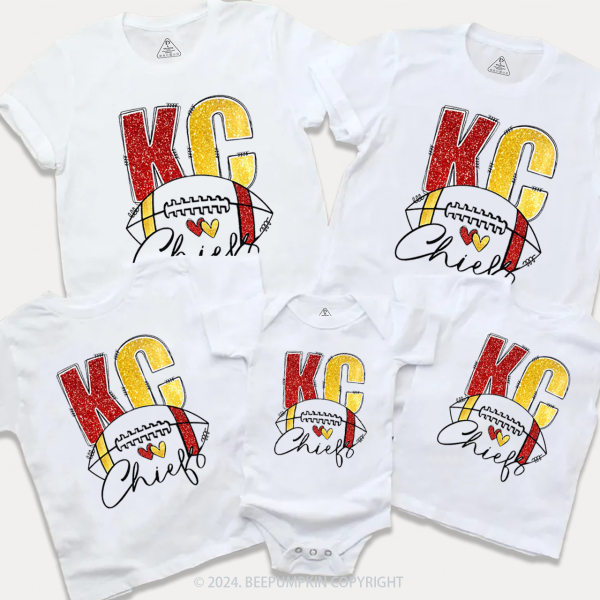 Image of KC Kingdom Football Family Matching Tees Beepumpkin