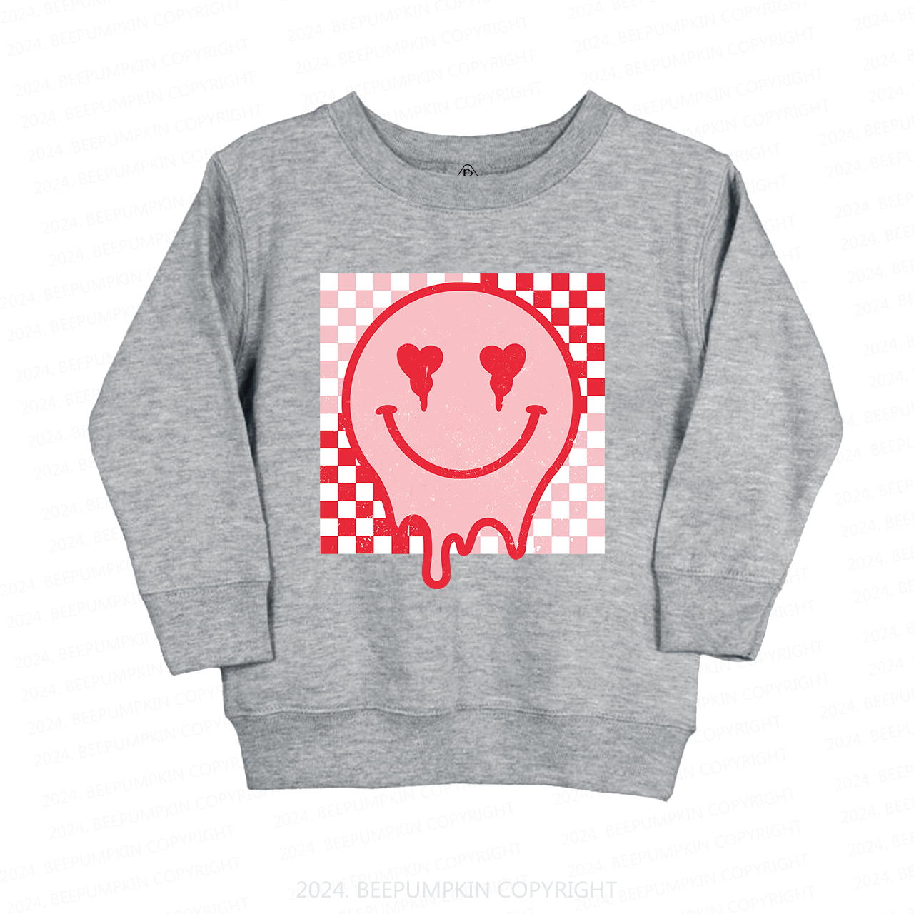 Melt Face Valentine's Day Kids Sweatshirt