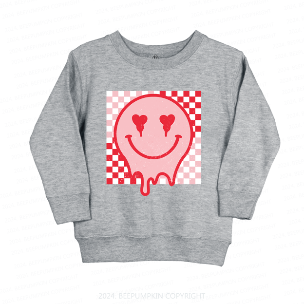 Melt Face Valentine's Day Kids Sweatshirt