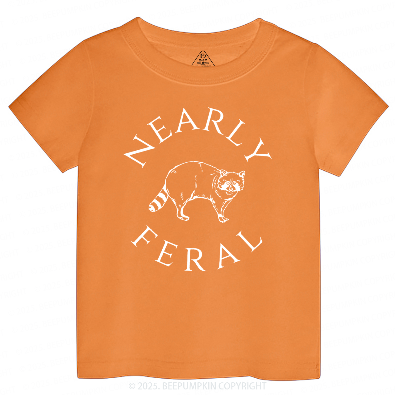 Nearly feral Toddler&Kid's Tees Beepumpkin
